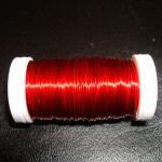 Red Metallic Wire