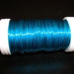 Turquoise Metallic Wire