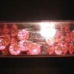 Pink Diamante Pins