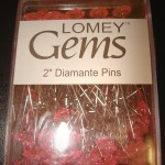 Pink Diamante Pins