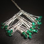 Emerald Rhinestone Spray