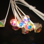 Large Iridescent Rhinestone Spray