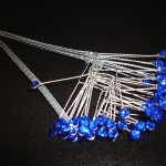 Royal Blue Rhinestone Spray