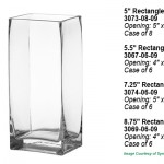 Rectangle Vases