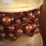 Brown Beaded Wire