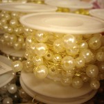Ivory Beaded Wire